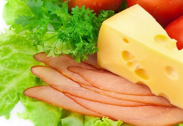 gazta haragia eta barazkiak Dukan dietarako
